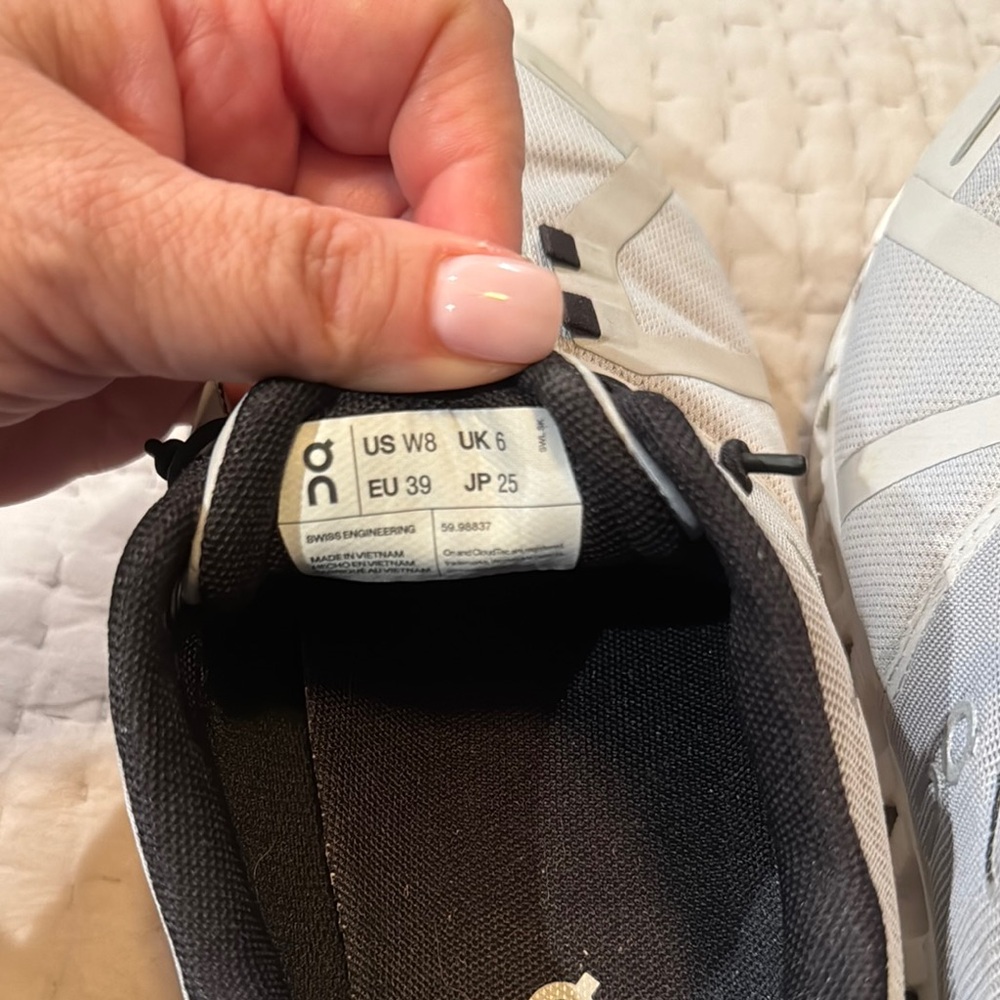 Cloud 5- women’s glacier white sneakers - Picture 5 of 5